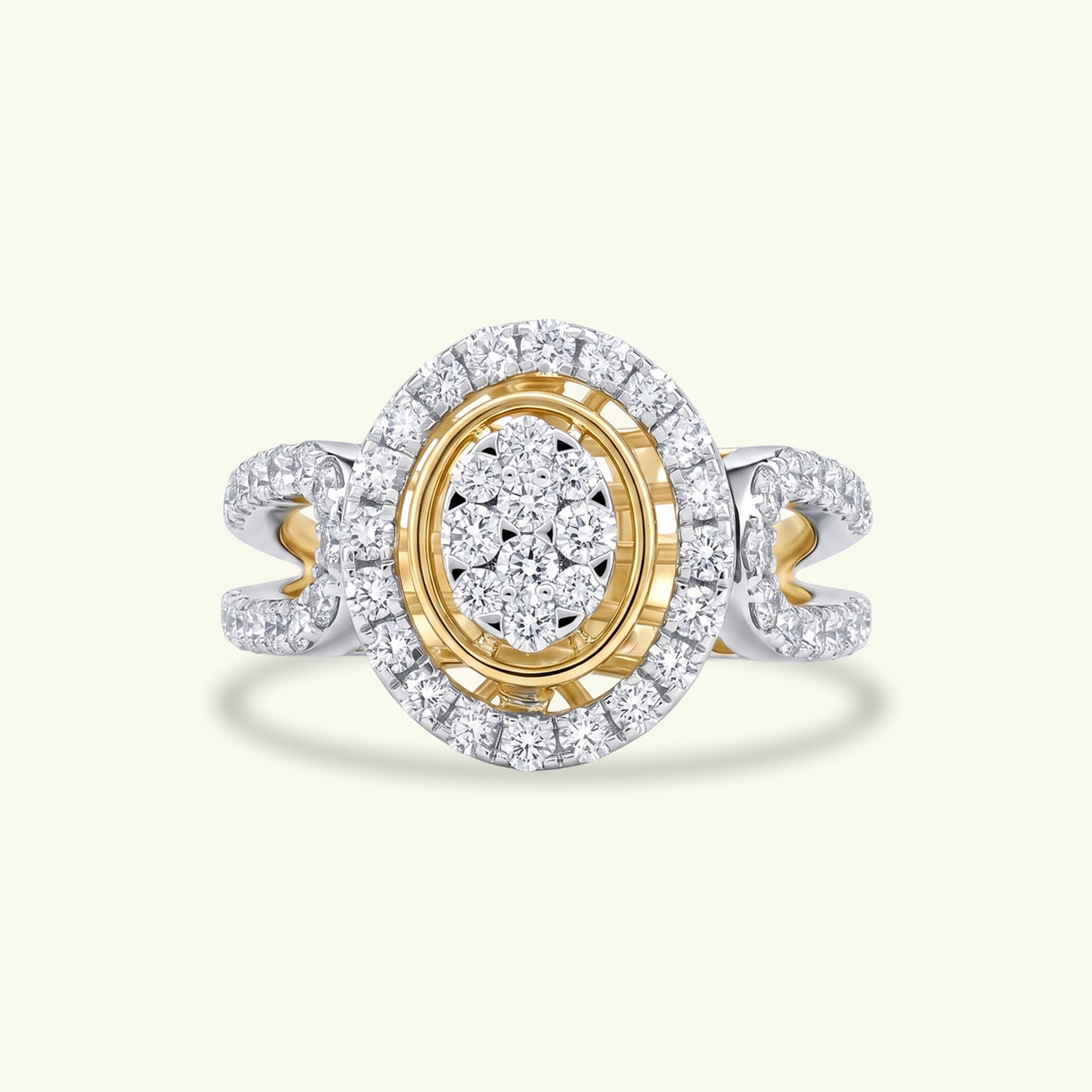 Soreya Halo Diamond Ring