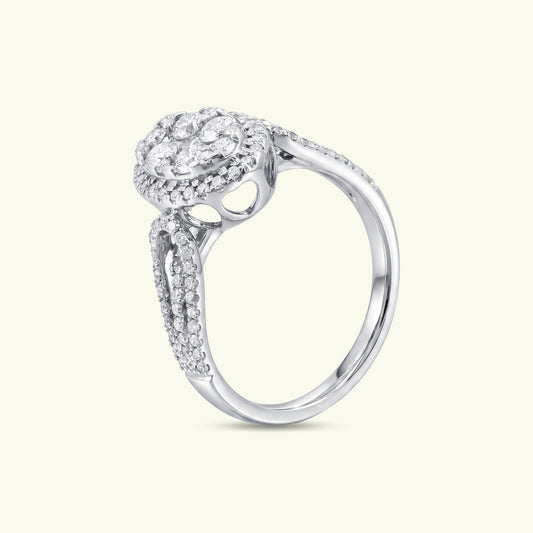 Yalena Halo Diamond Ring