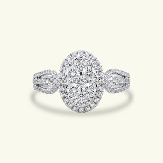 Yalena Halo Diamond Ring