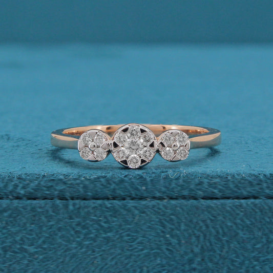 Solene Floral Diamond Ring