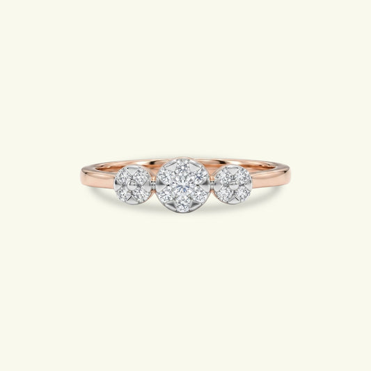 Solene Floral Diamond Ring