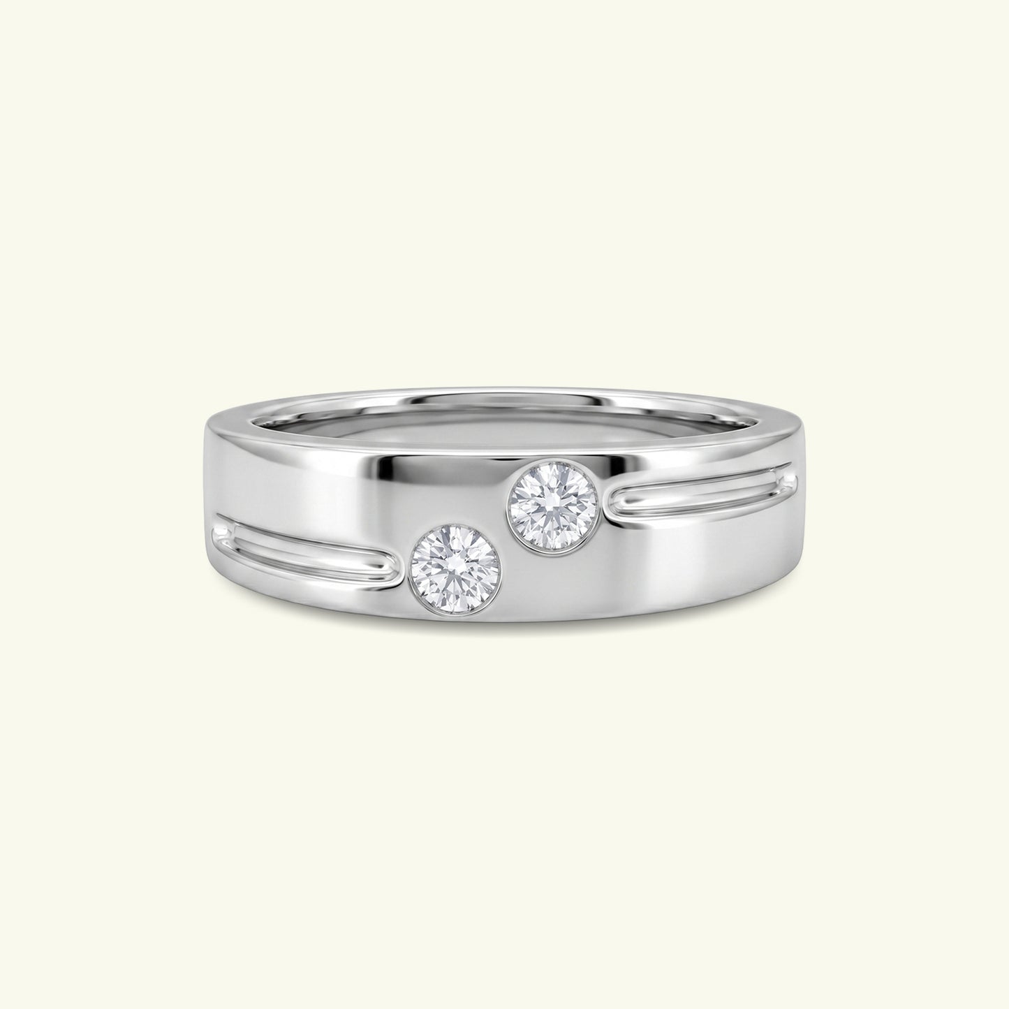 Solyn Two Stone Diamond Ring