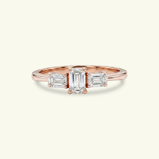 Aylen Three Stone Diamond Ring