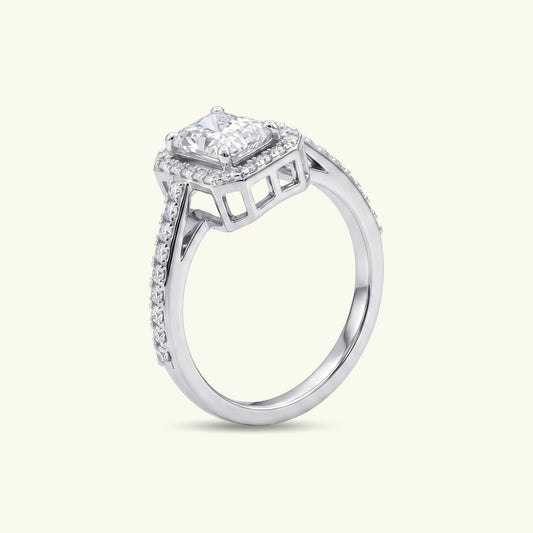 Auralis Halo Diamond Ring