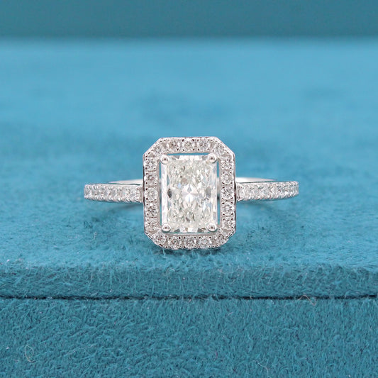 Auralis Halo Diamond Ring