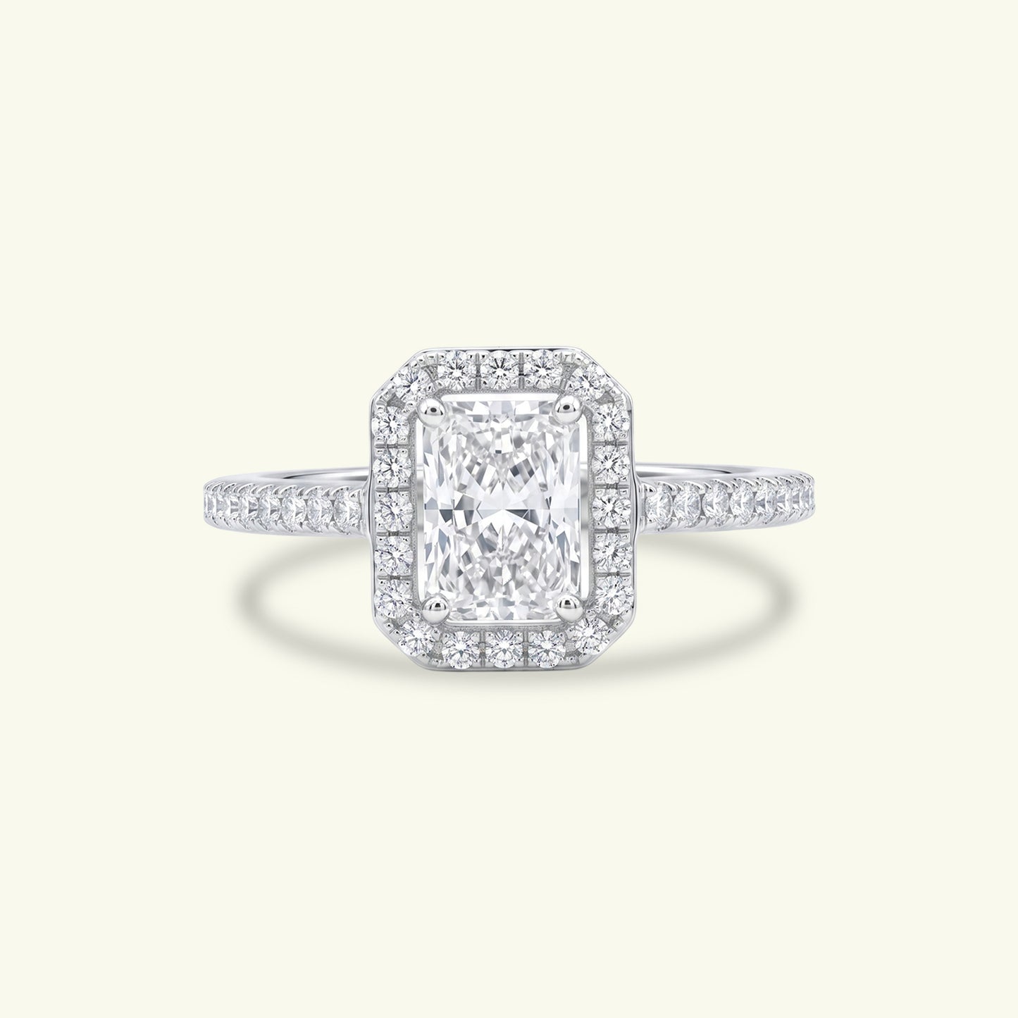 Auralis Halo Diamond Ring