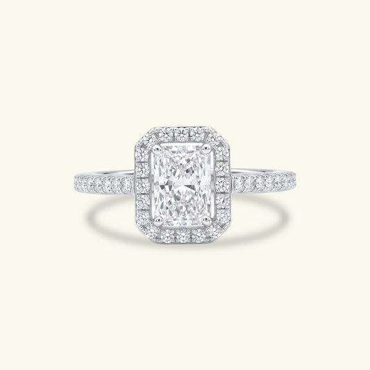 Auralis Halo Diamond Ring