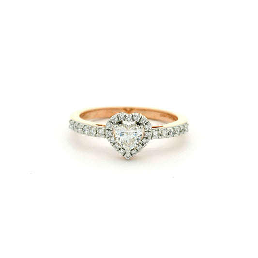 Zyra Halo Diamond Ring