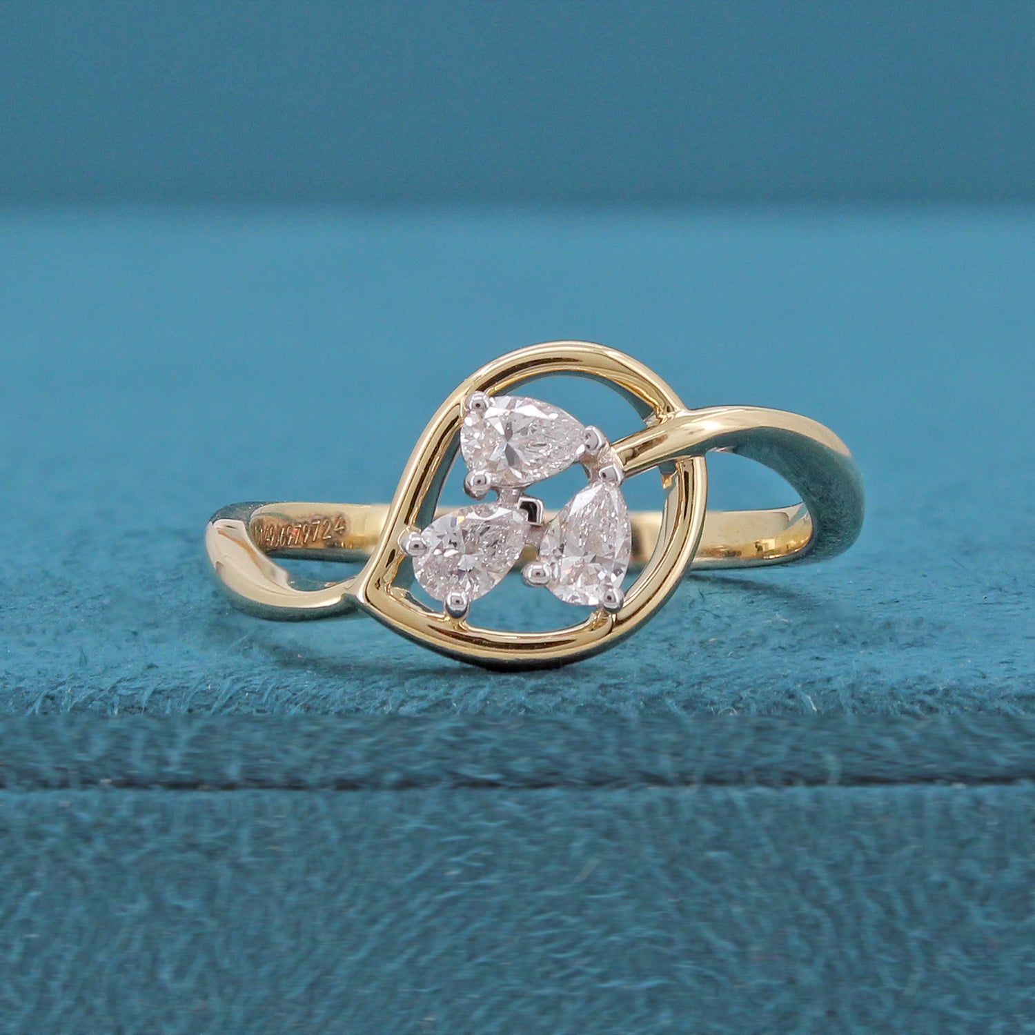 Kael Three Stone Diamond Ring