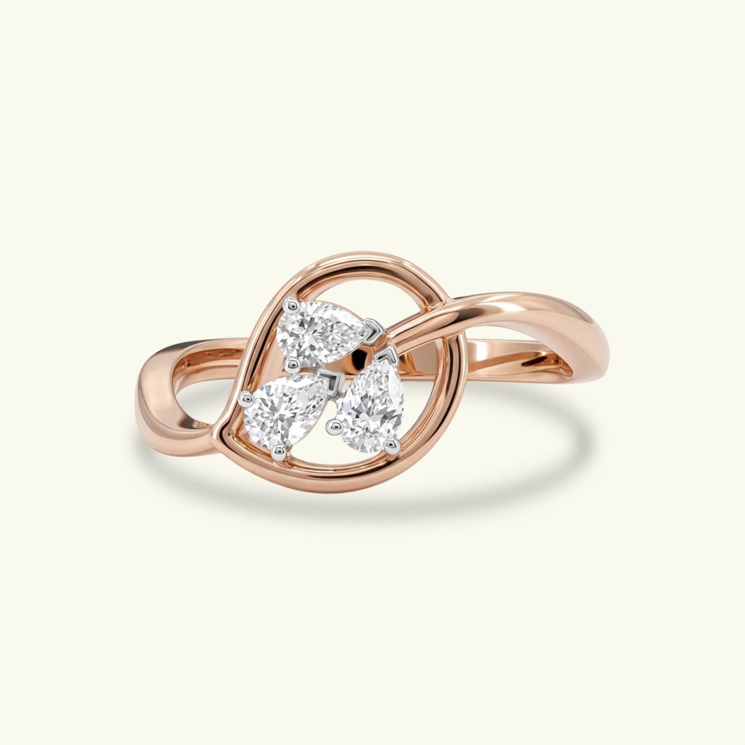 Kael Three Stone Diamond Ring
