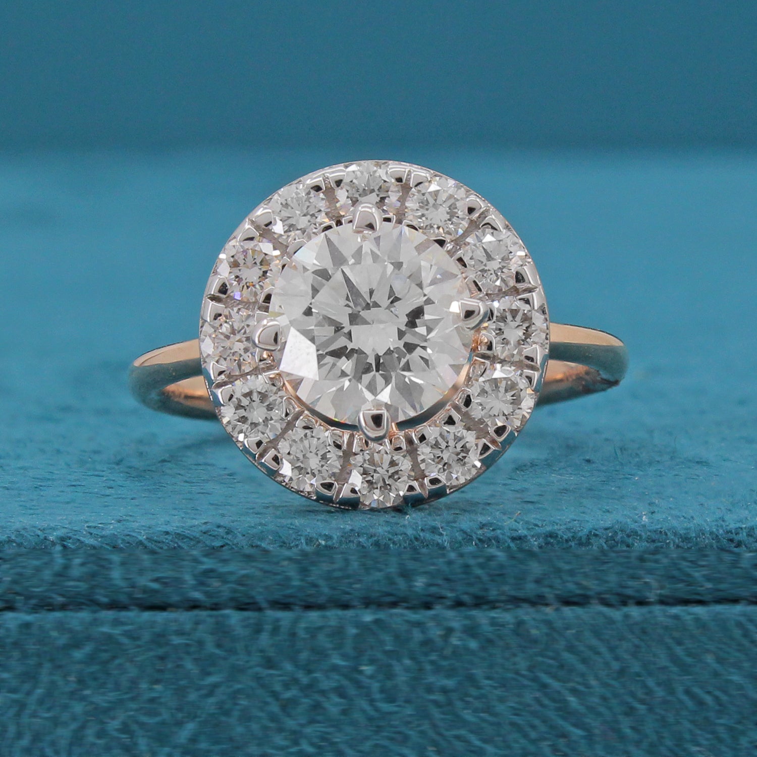 Mireya Halo Diamond Ring