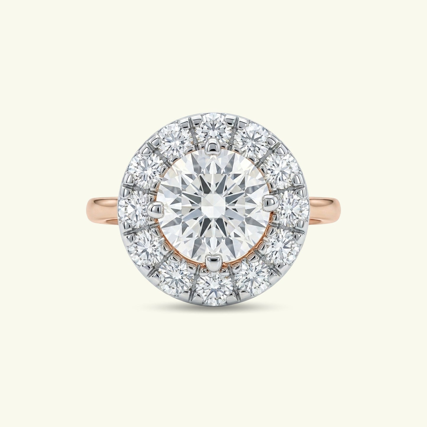 Mireya Halo Diamond Ring