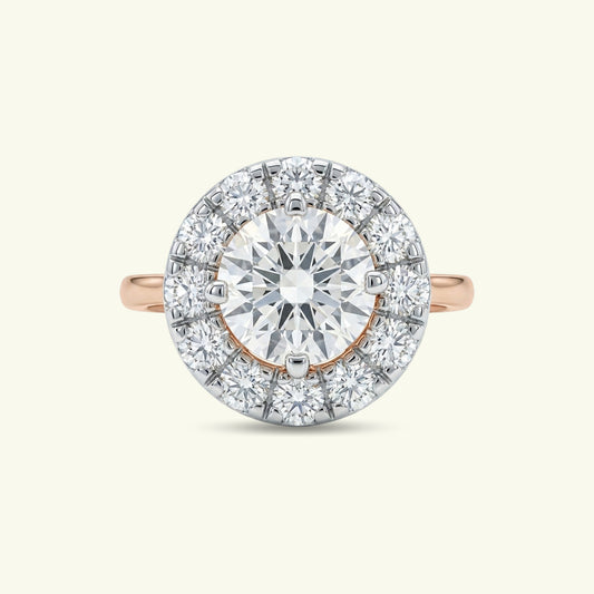 Mireya Halo Diamond Ring