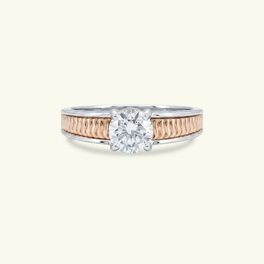 Veya Solitaire Diamond Ring