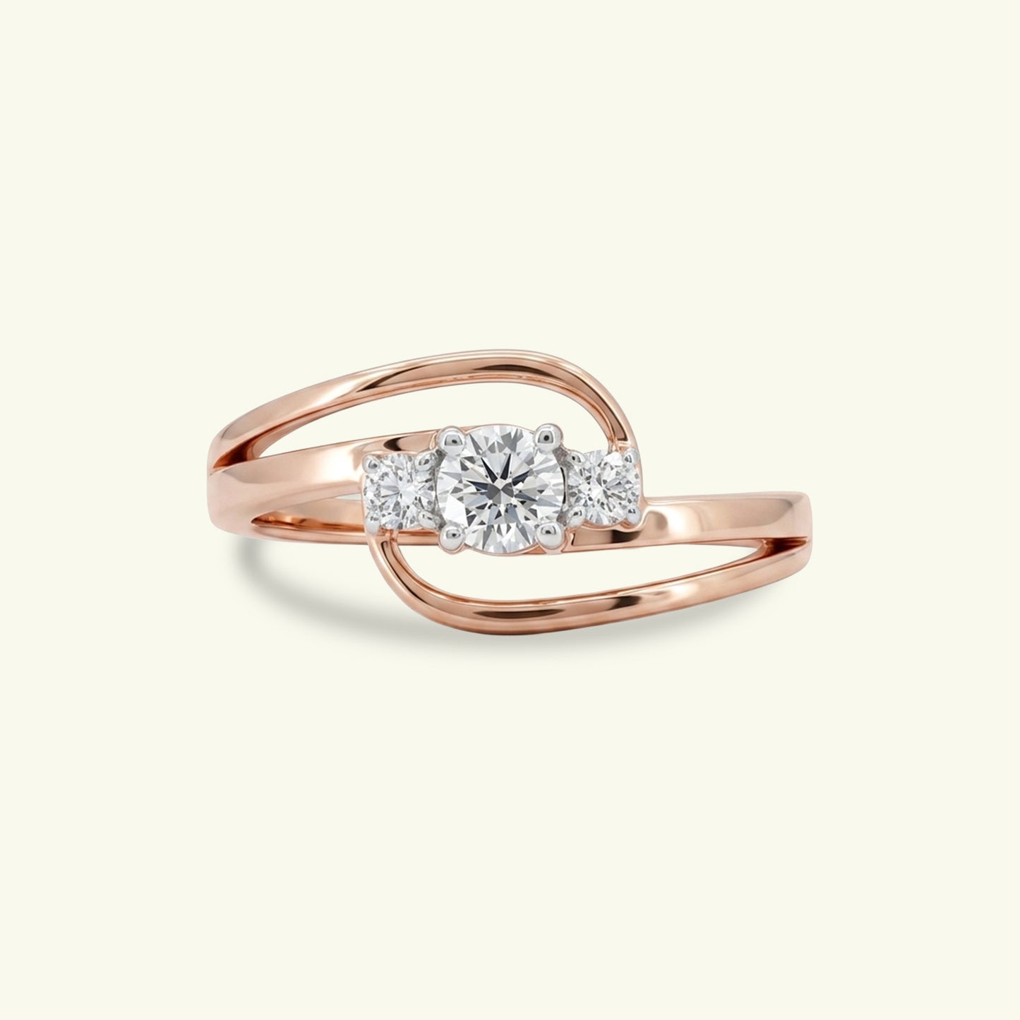 Sira Three Stone Diamond Ring