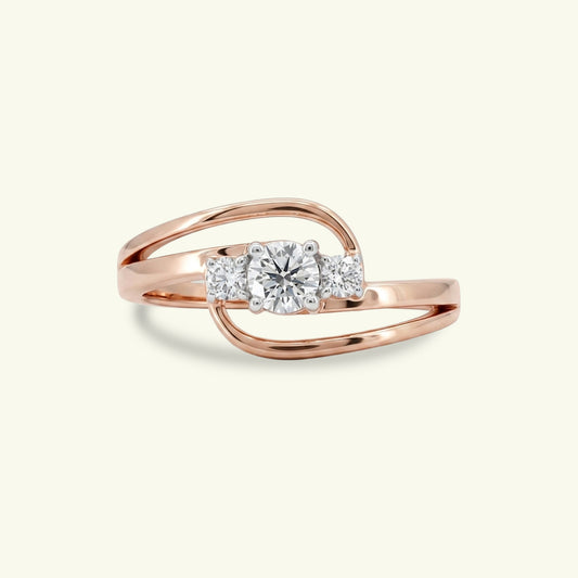 Sira Three Stone Diamond Ring