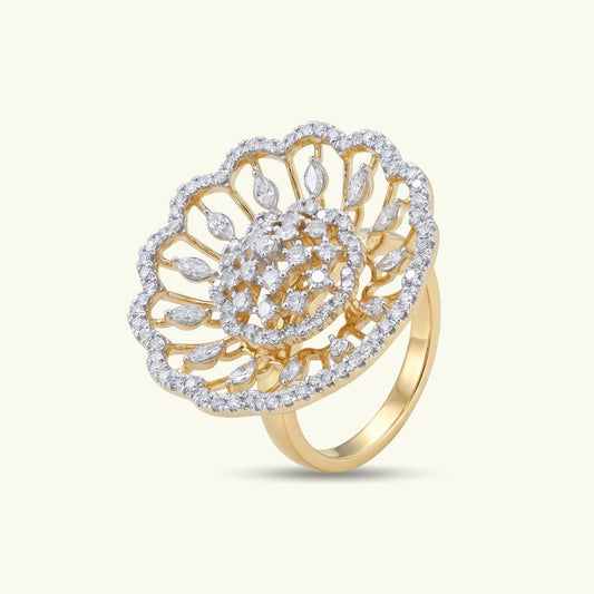 Florielle Floral Diamond Ring
