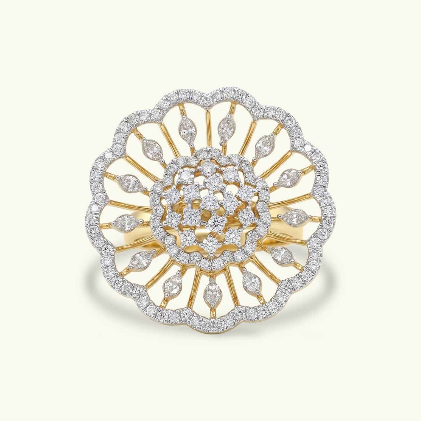 Florielle Floral Diamond Ring