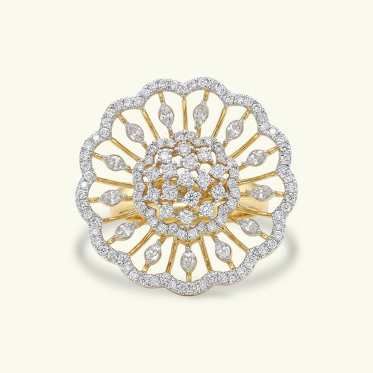 Florielle Floral Diamond Ring