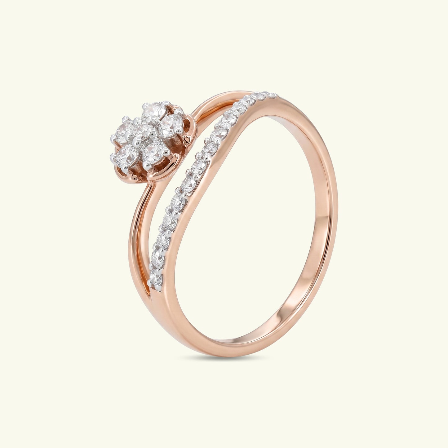 Fiara Floral Diamond Ring
