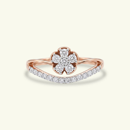 Fiara Floral Diamond Ring