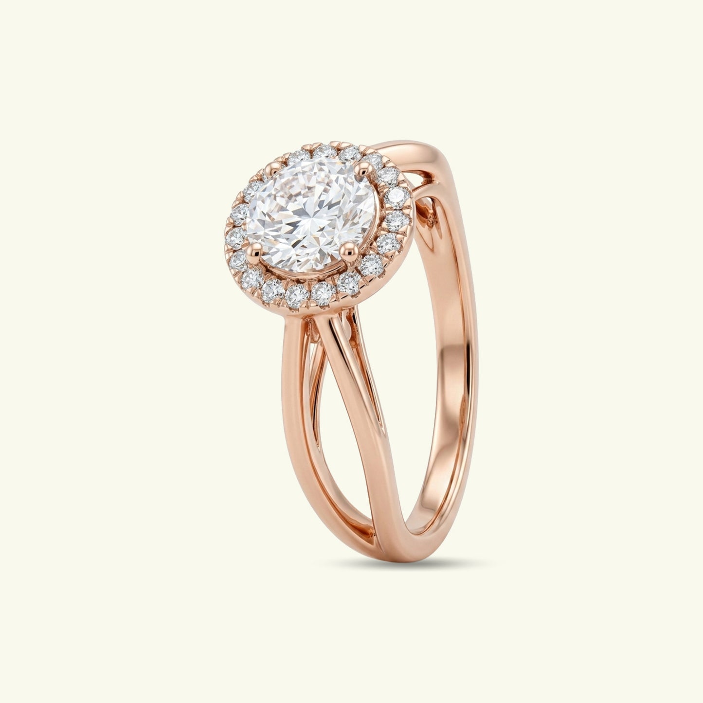 Sarine Band Diamond Ring