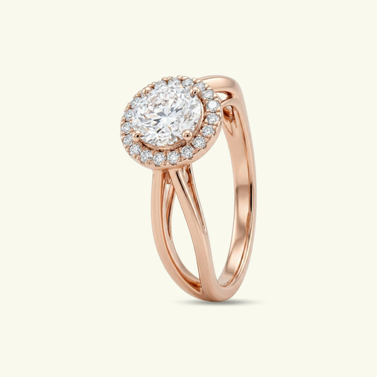 Sarine Band Diamond Ring