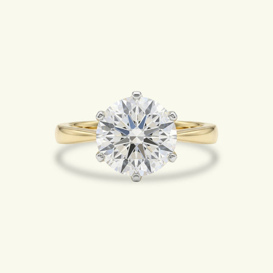 Lina Solitaire Diamond Ring