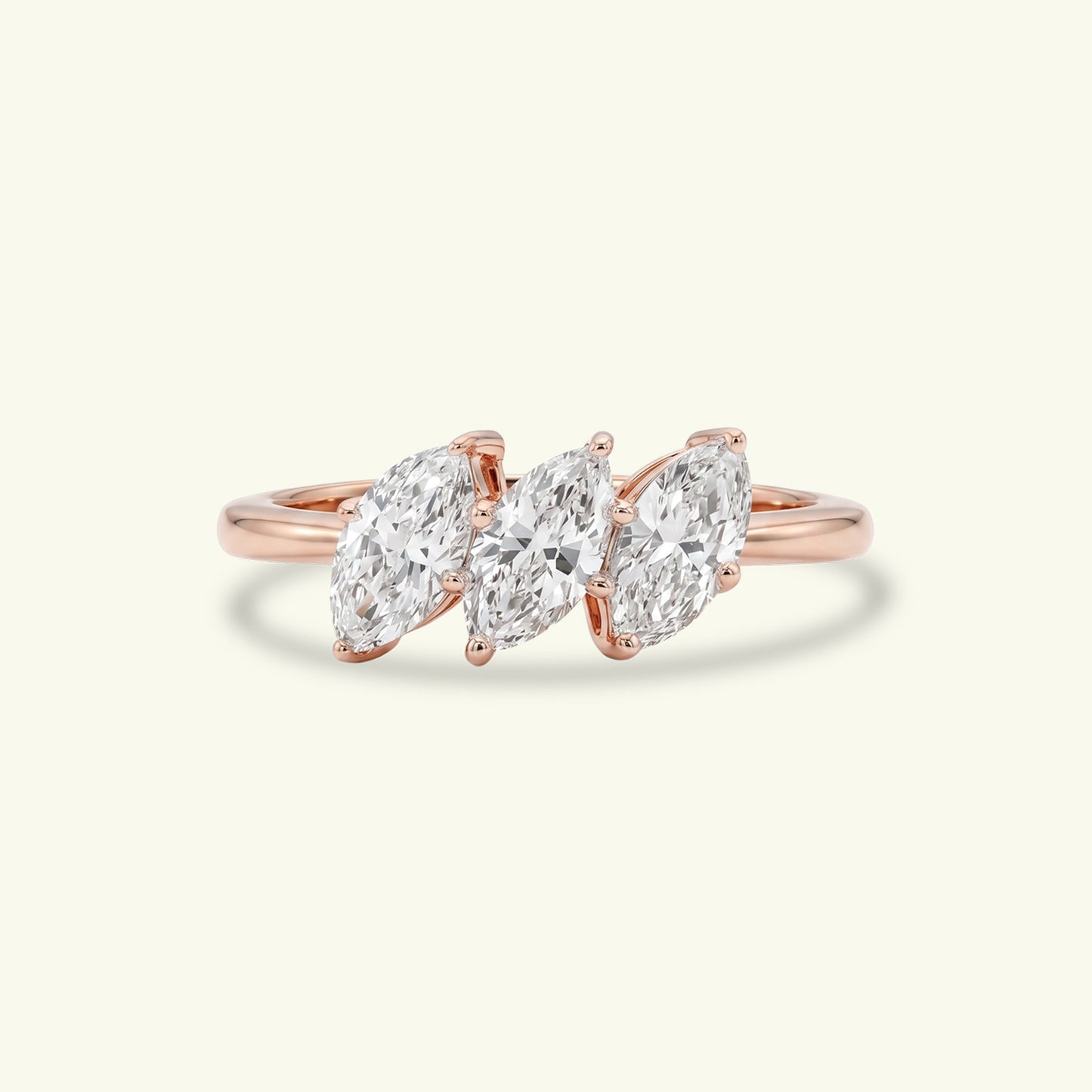 Aven Three Stone Diamond Ring