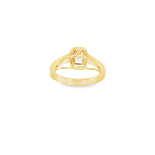 Calira Box Halo Diamond Ring