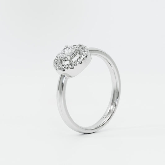 Vaelis Halo Diamond Ring