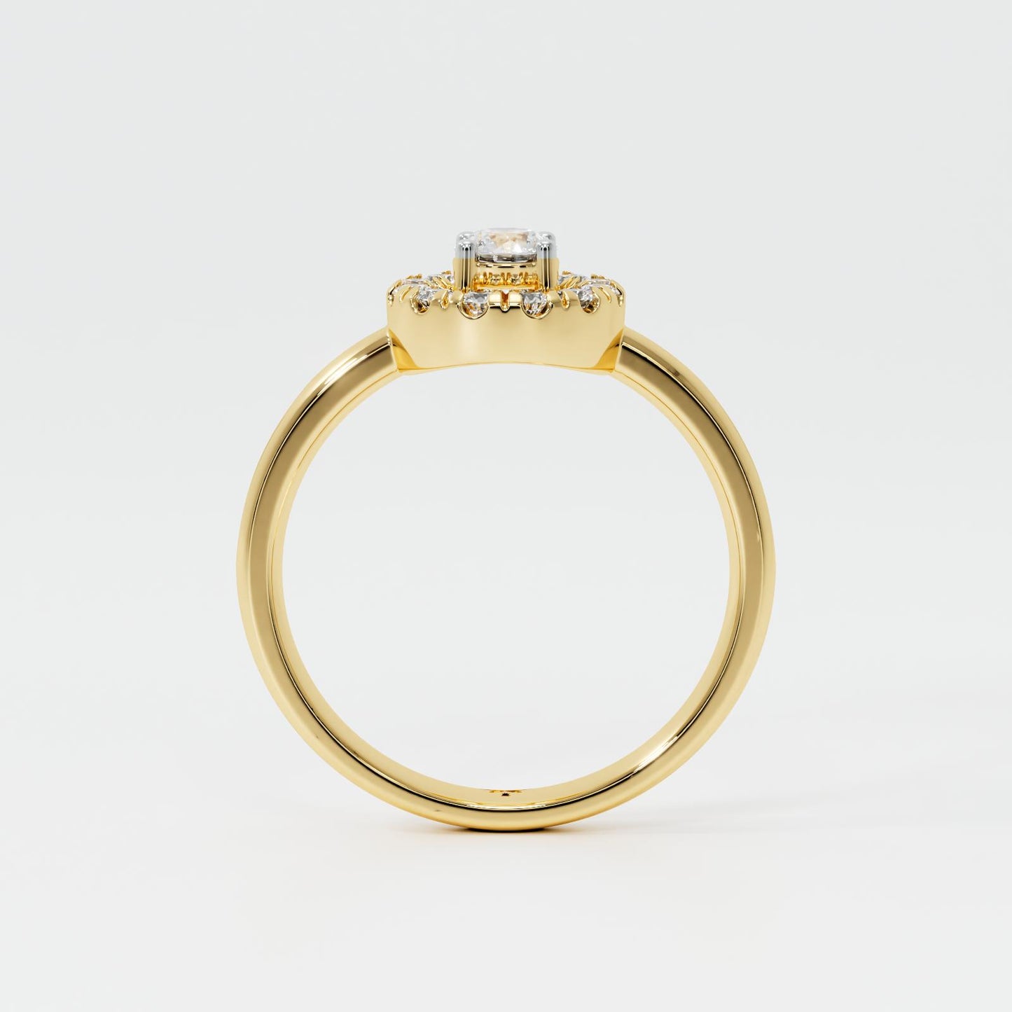 Vaelis Halo Diamond Ring
