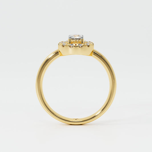 Vaelis Halo Diamond Ring