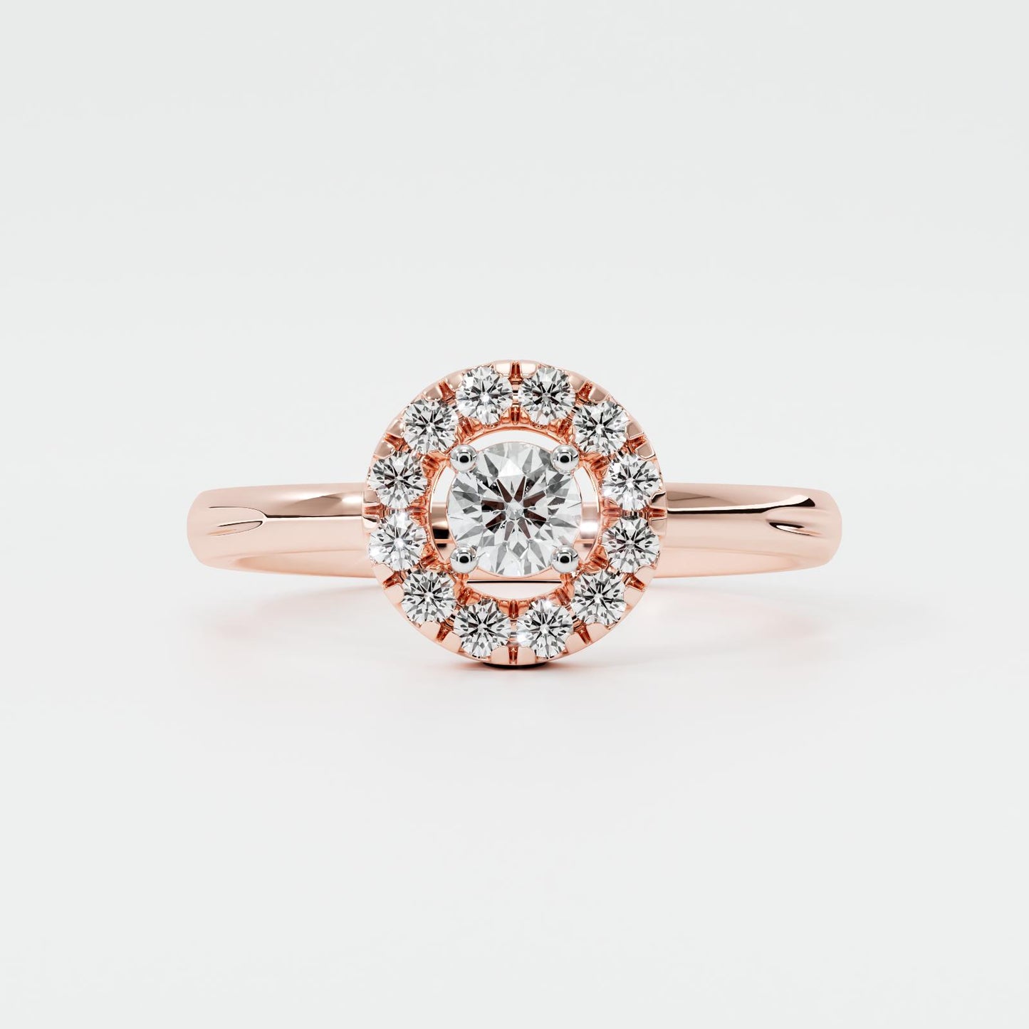 Vaelis Halo Diamond Ring