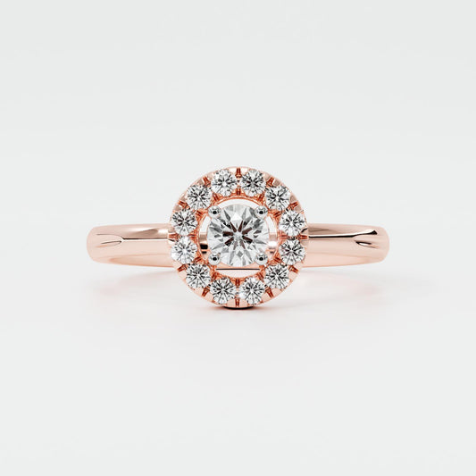 Vaelis Halo Diamond Ring