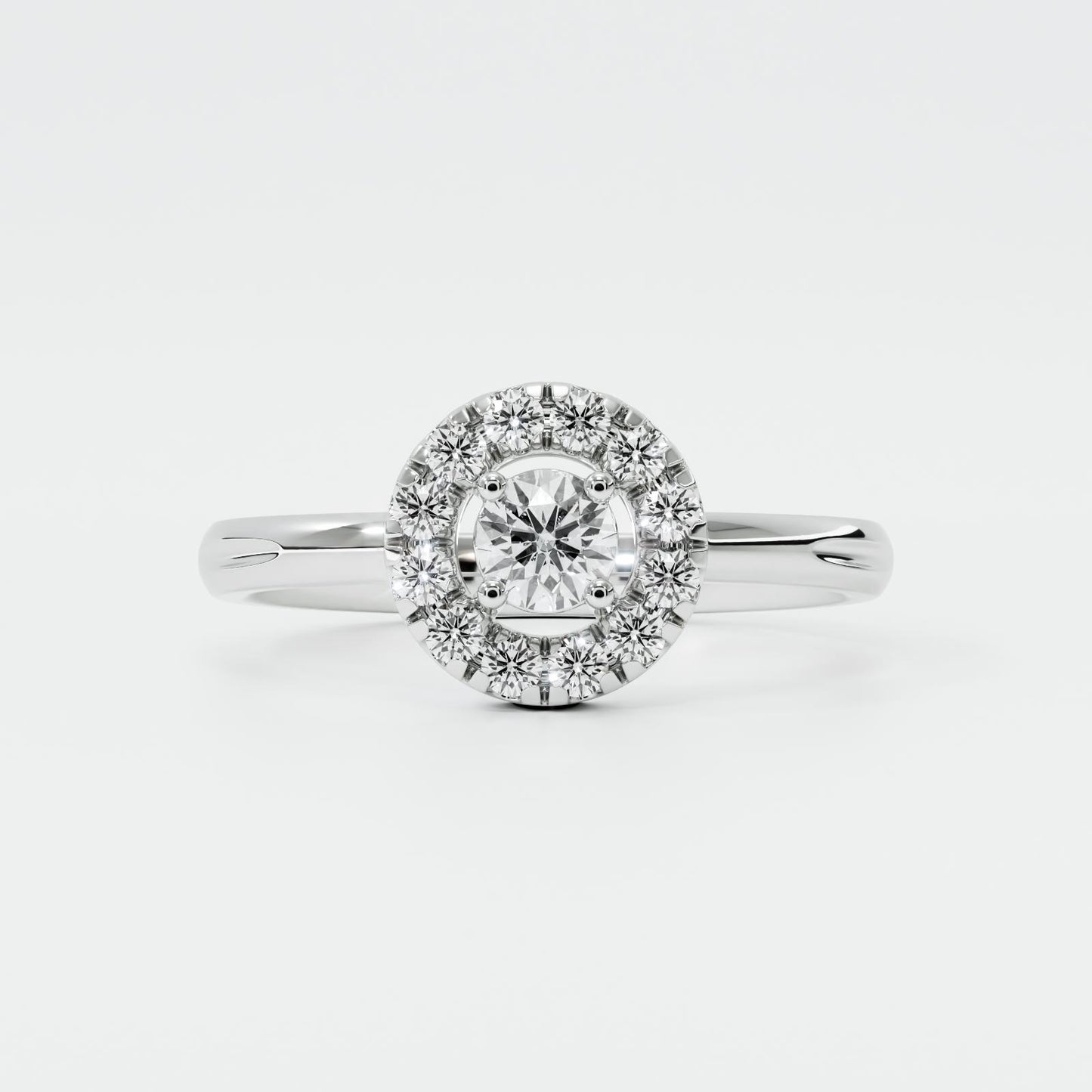 Vaelis Halo Diamond Ring