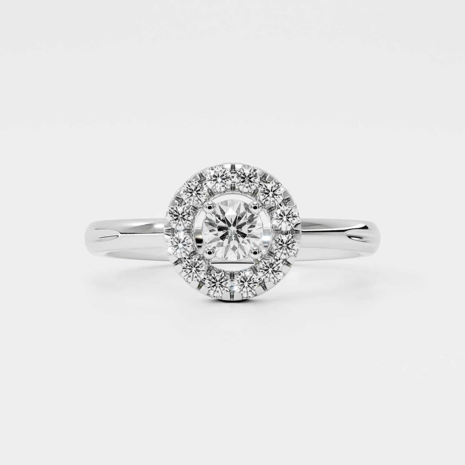 Vaelis Halo Diamond Ring