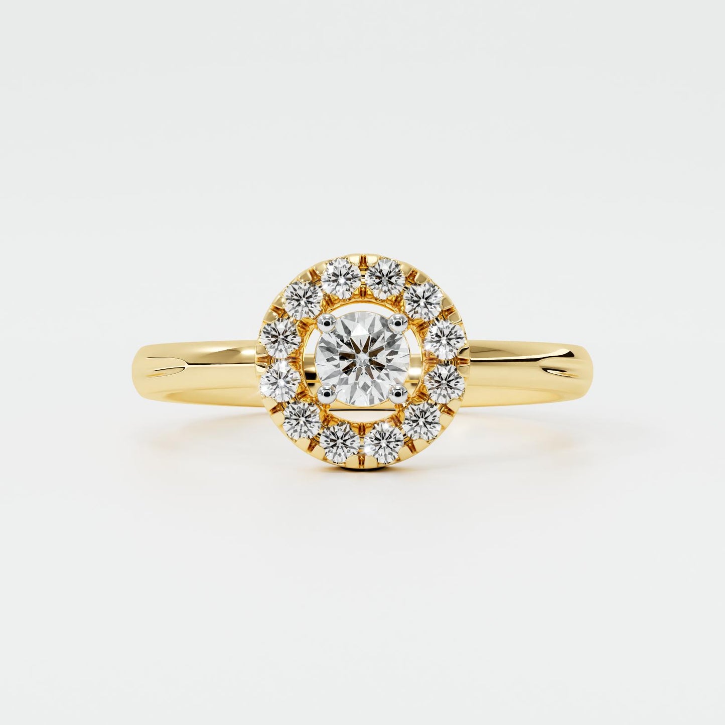 Vaelis Halo Diamond Ring