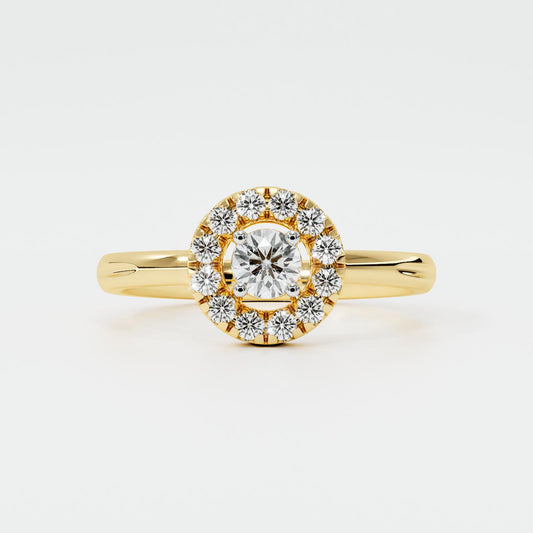 Vaelis Halo Diamond Ring