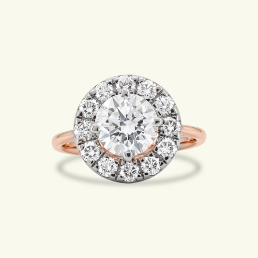 Vaelis Halo Diamond Ring
