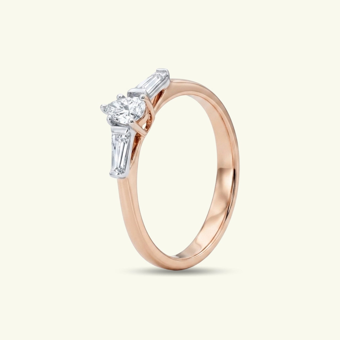 Revan Three Stone Diamond Ring