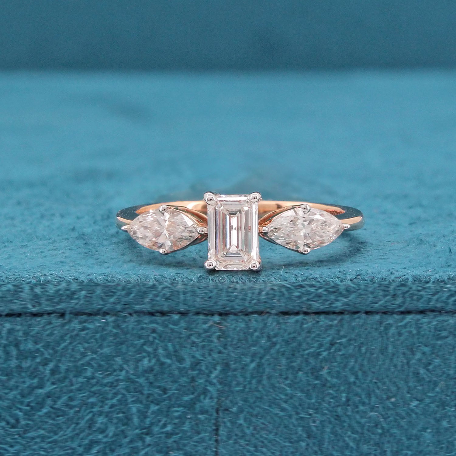 Liora Three Stone Diamond Ring