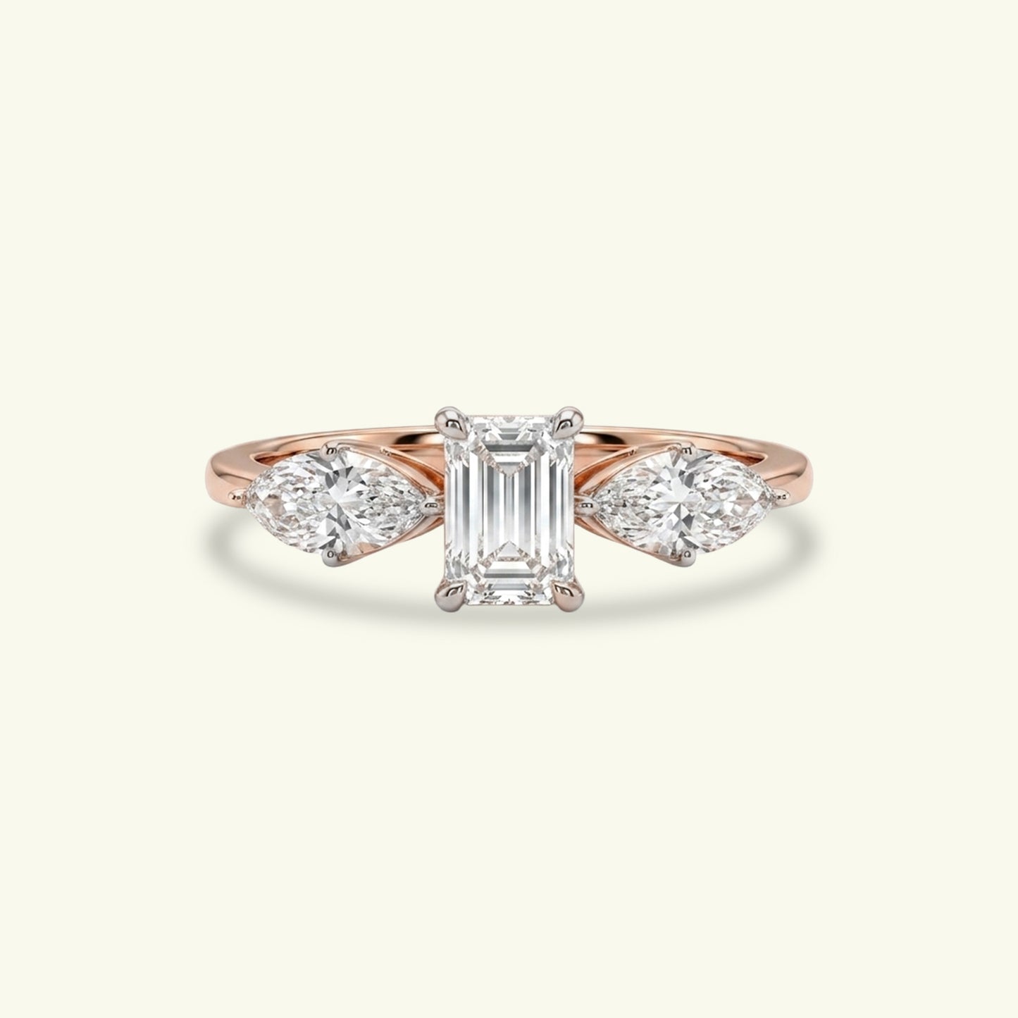 Liora Three Stone Diamond Ring