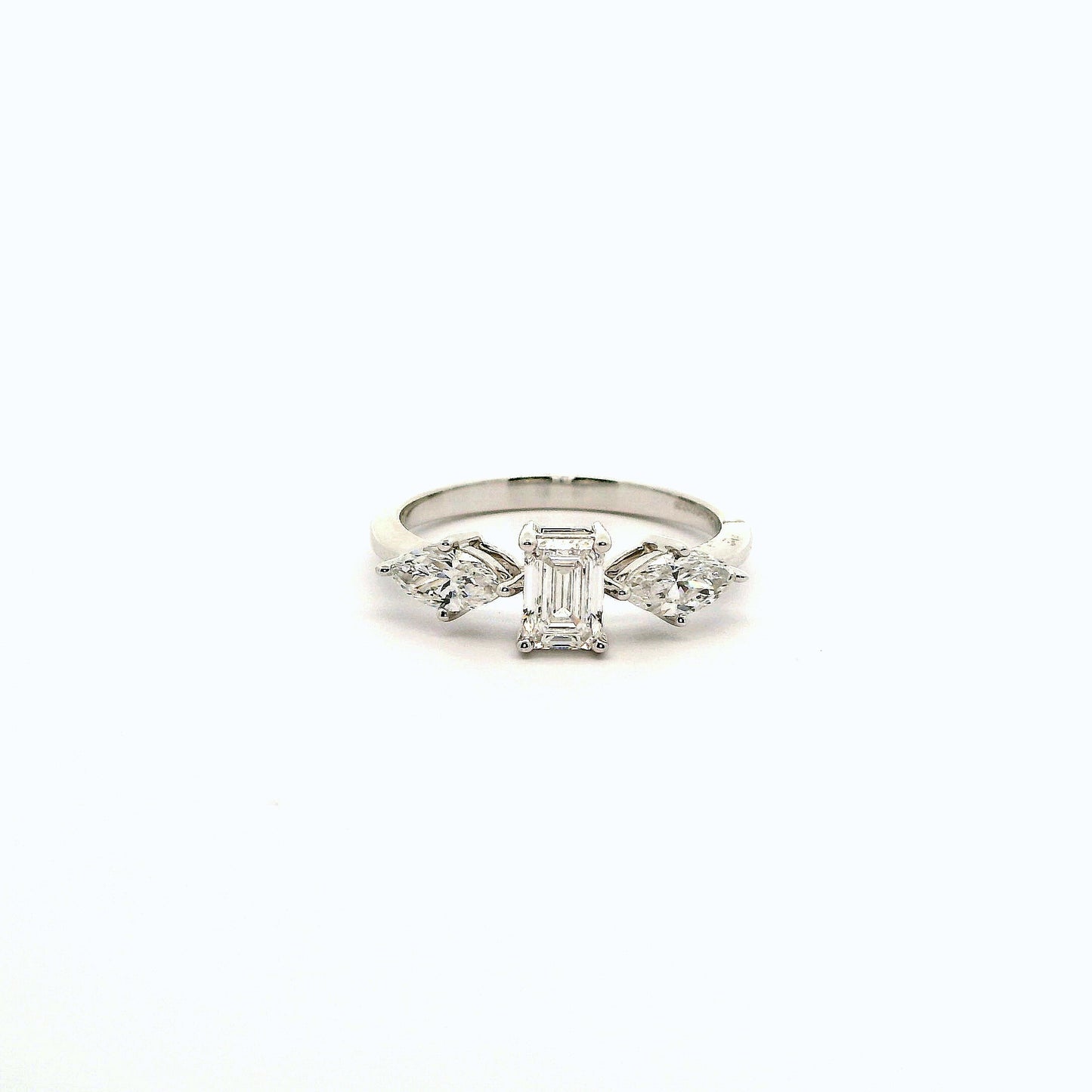 Liora Three Stone Diamond Ring