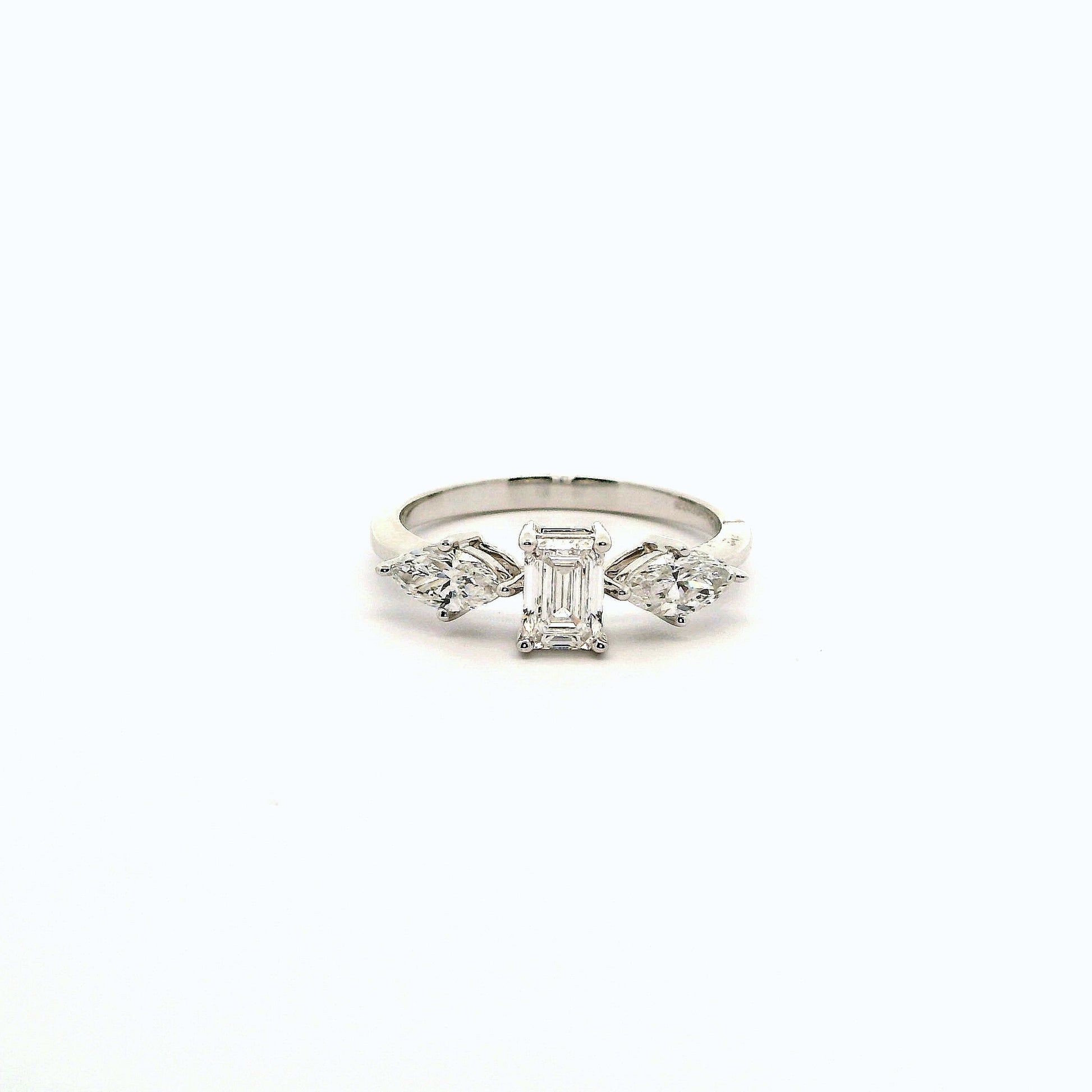 Liora Three Stone Diamond Ring