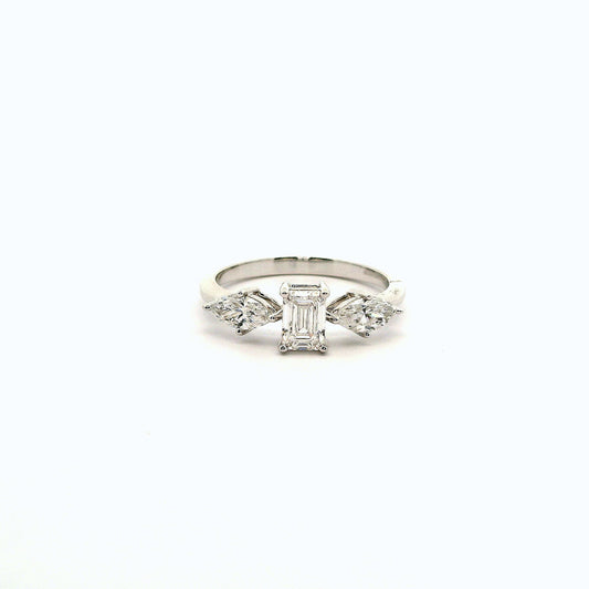 Liora Three Stone Diamond Ring
