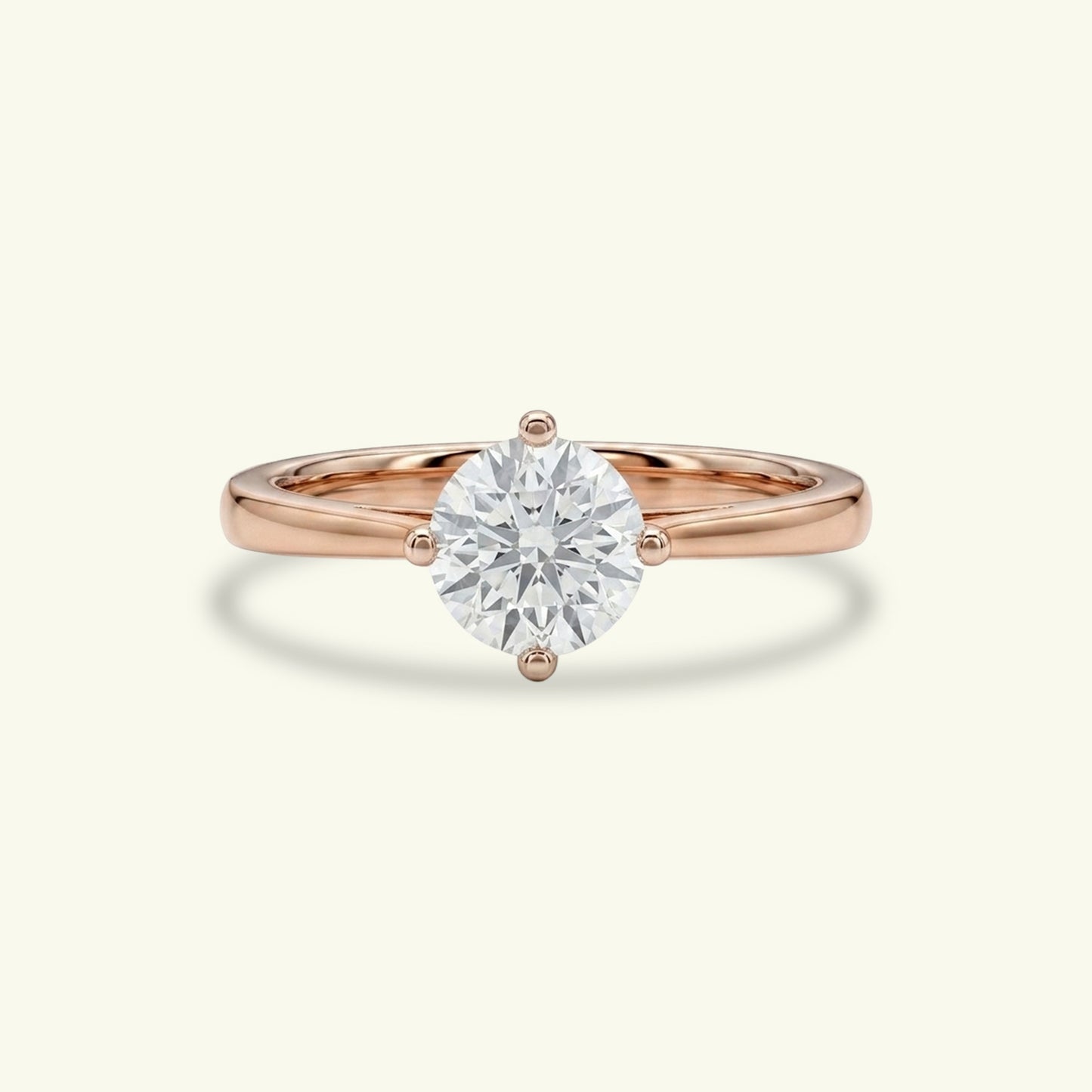 Evara Solitaire Diamond Ring