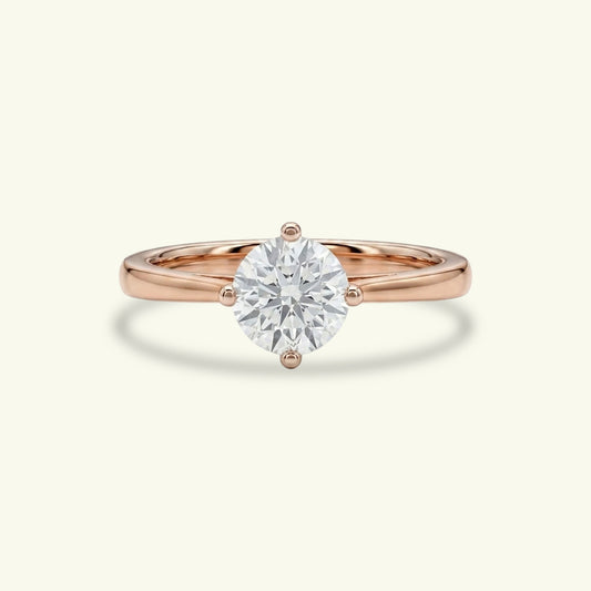 Evara Solitaire Diamond Ring