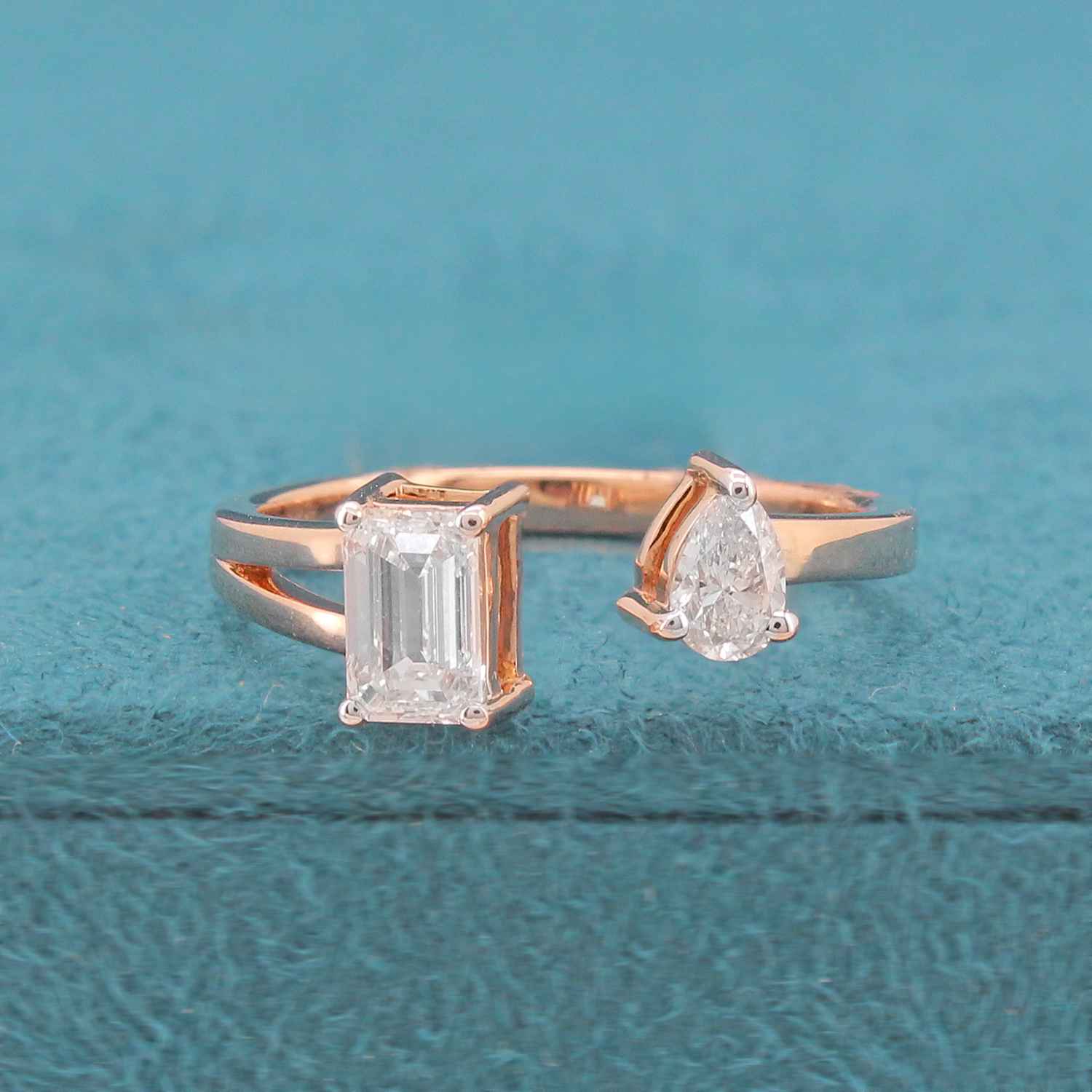 Virel Two Stone Diamond Ring