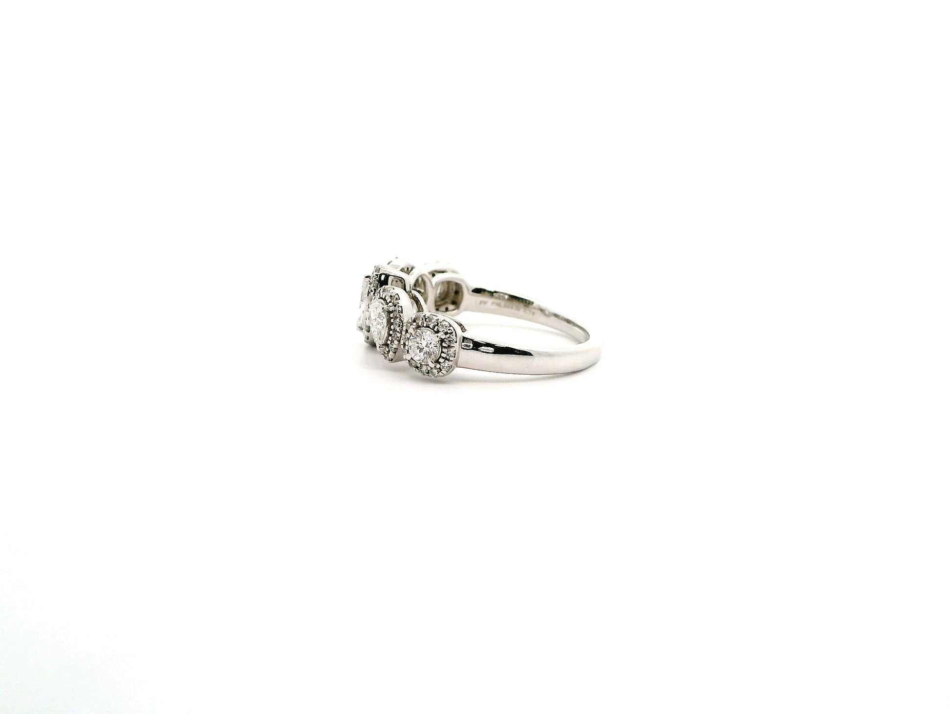 Celesta Halo Diamond Eternity Ring